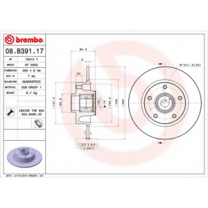   BREMBO 08.B391.17