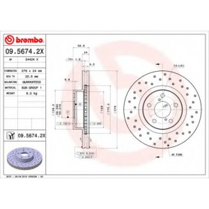   BREMBO 09.5674.2X