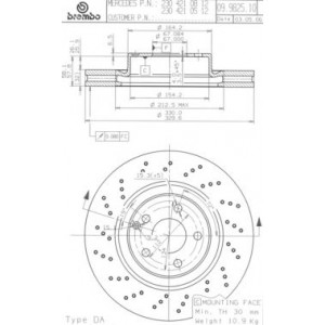   BREMBO 09.9825.11