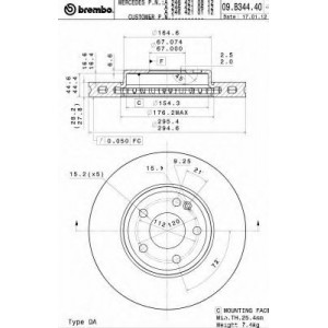   BREMBO 09.B344.41