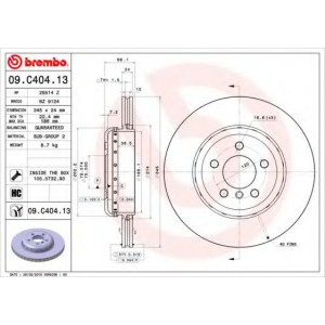   BREMBO 09.C404.13