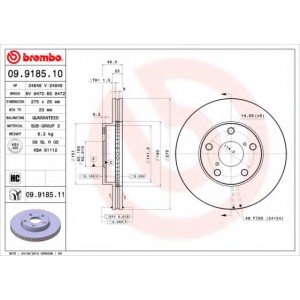    BREMBO 09.9185.10