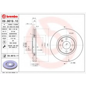    BREMBO 09.9619.10