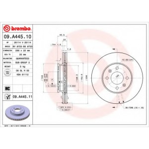    BREMBO 09.A445.10