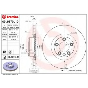    BREMBO 09.9870.11