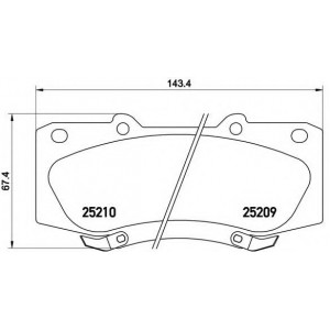    BREMBO P83140