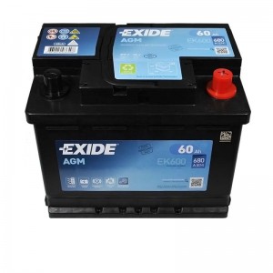  60Ah-12v Exide AGM (242175190) ,R,EN680