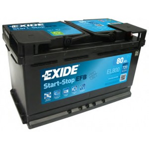  80Ah-12v Exide EFB (315175190) ,R,EN720