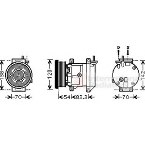   VAN WEZEL 8100K071