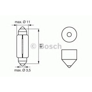  24V  C5W24V 5W SV8.5-8 BOSCH 1 987 302 520