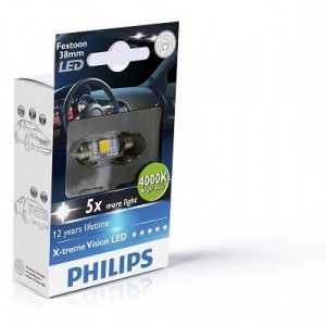    T10,5x38 12V SV8.5-8 (10,5x38) Vision LED 4 000 K PHILIPS 128584000KX1