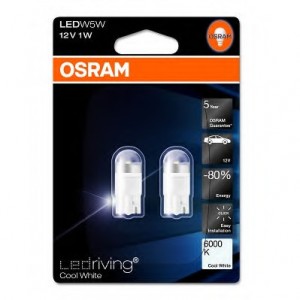   W5W 12V 5W W2,1X9,5d LEDriving (2 ) blister 6000 OSRAM 2850CW-02B