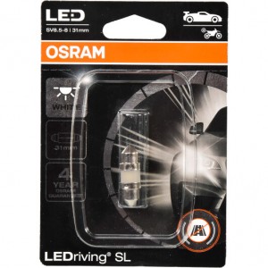   C5W 12V 1W SV8.5 LEDriving SL (31) OSRAM 6438DWP-01B