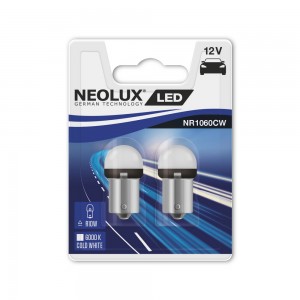   R10W LED 12V 1,2W 15s (2 ) blister NEOLUX NR1060CW