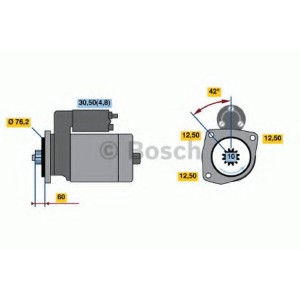  12v, 1.7kw BOSCH 0 001 123 020