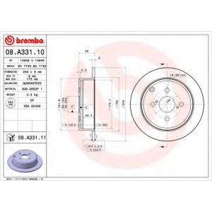   BREMBO 08.A331.10