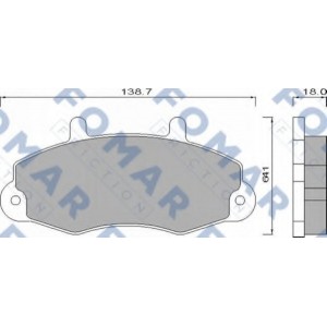    FOMAR Friction FO 483781