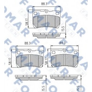    FOMAR Friction FO 935181