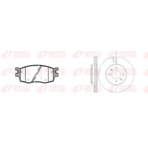 Комплект тормозов REMSA RCA8120800