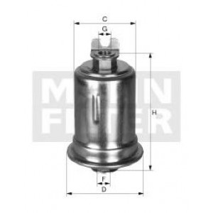   MANN-FILTER WK 614/26 X