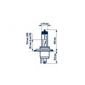  H4 60/55W P43t RP90 12V 60/55W P43t NARVA 48003