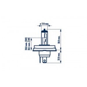  Halogen R2 12V 45/40W P45t-4 NARVA 48121