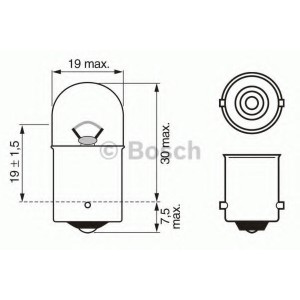  R5W WV BOSCH 1987302284