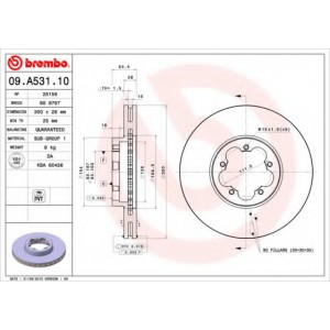   BREMBO 09.A531.10