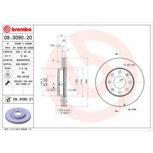   BREMBO 09.3090.21