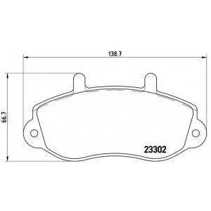   BREMBO P68025