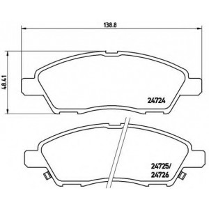   BREMBO P56070