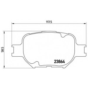   BREMBO P83054