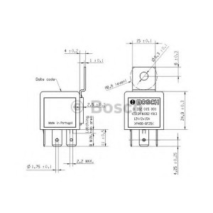  12V 2x12A BOSCH 0332015001