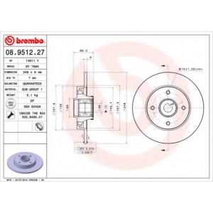   BREMBO 08.9512.27