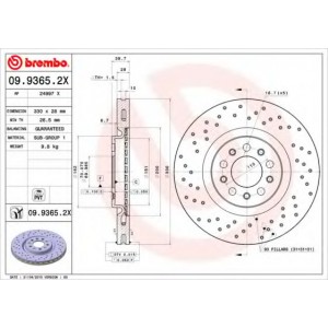   BREMBO 09.9365.2X