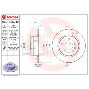   BREMBO 08.1395.40