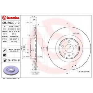   BREMBO 09.B039.11