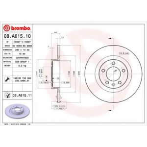   BREMBO 08.A615.11