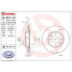   BREMBO 09.9574.21