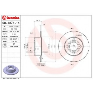   BREMBO 08.4874.14