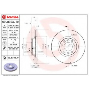   BREMBO 09.8303.10