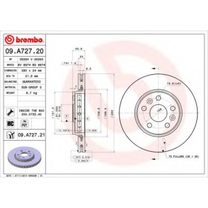   BREMBO 09.A727.21