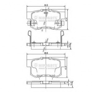   NIPPARTS J3614008