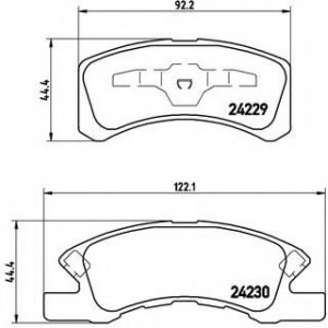    BREMBO P16 011