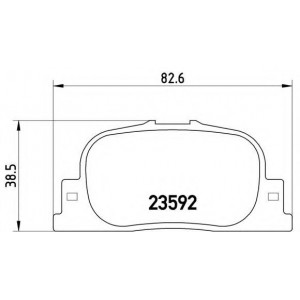    BREMBO P83 063