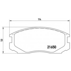    BREMBO P54 015