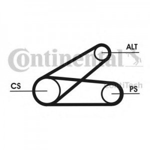   CONTITECH 6PK873 ELAST T1