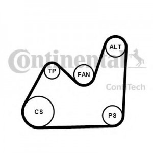  (+) CONTITECH 5PK1432 K1