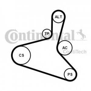  (+) CONTITECH 6DPK1195 K2